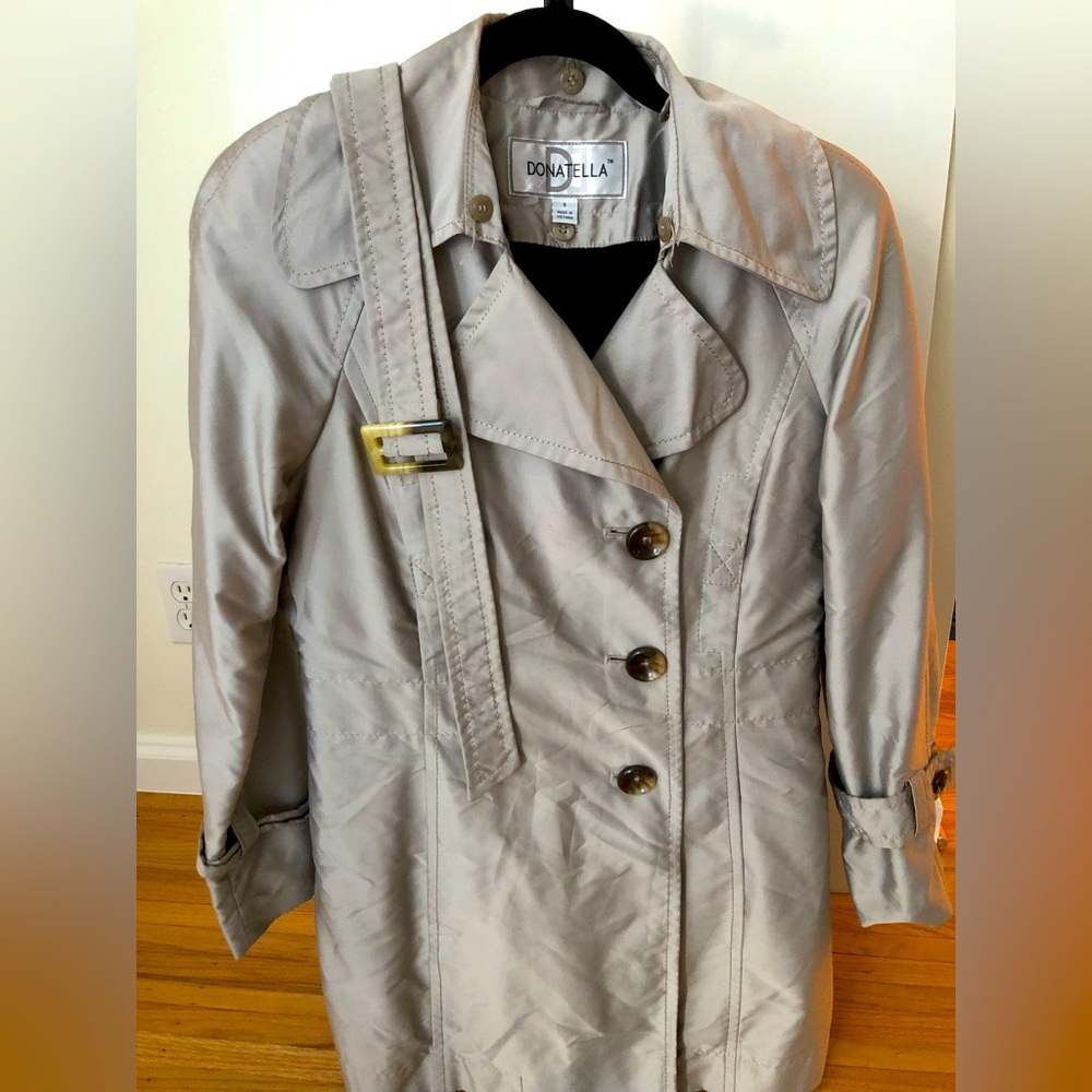 Beautiful Donatella Raincoat with Pockets | Removable Liner and Coat Shell